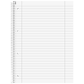 Collegeblock Premium Student „White“ | A4, Lineatur 27, 80 Blatt, weiß